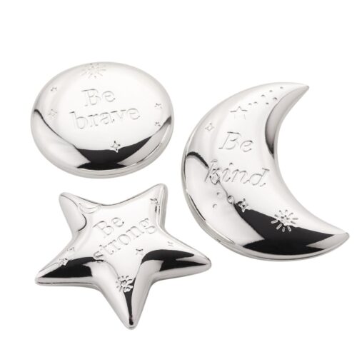 Baby Silver Plated Precious Little Things Keepsake Charms Set of 3