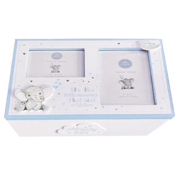 image489253714.jpg Bird and Ellie Baby Wooden Keepsake Box Gift - Boy