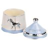 Carousel First Tooth and First Curl Trinket Set by Bambino Blue and Silver Plated