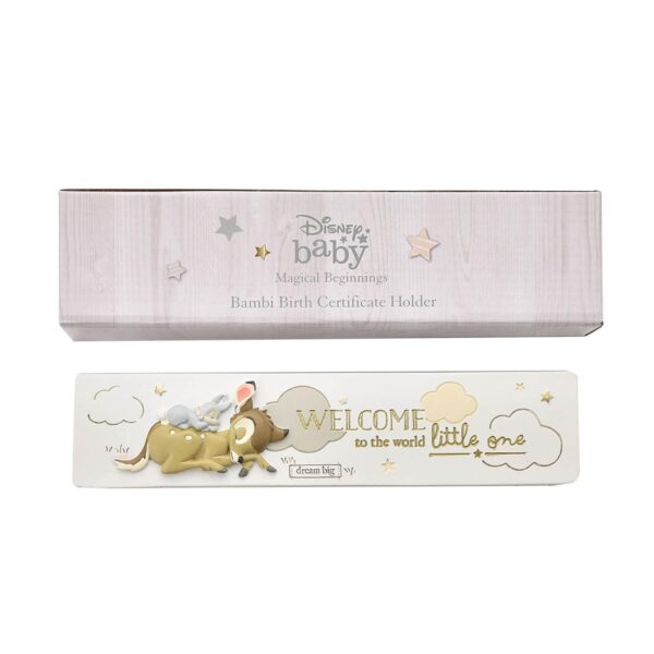 Bambi Birth Certificate Holder Disney Baby