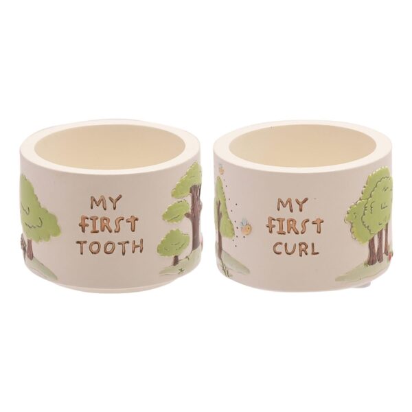image489266515.jpg Disney Winnie the Pooh Baby First Tooth / Curl Stackable Trinket Boxes