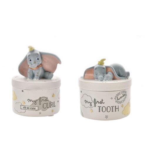 Disney Baby First Tooth / Curl Trinket Boxes - Dumbo