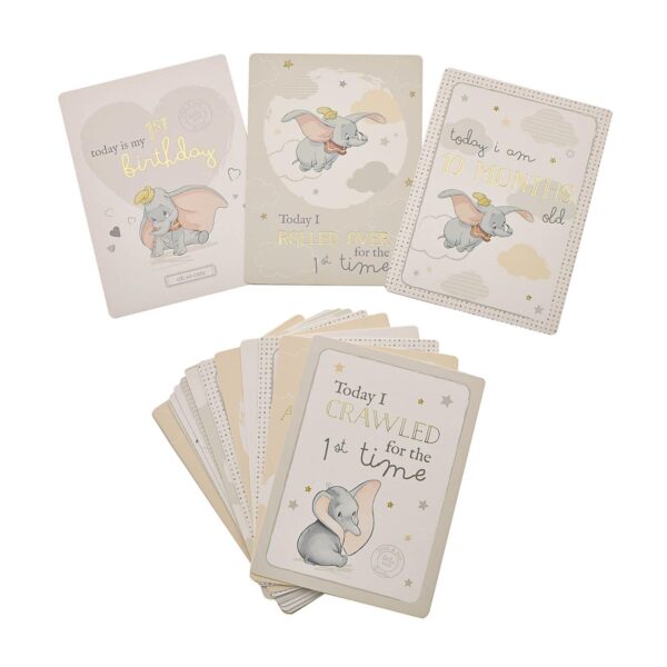 Disney Dumbo Baby Milestone Cards Memory Photo Cards Pack of 24