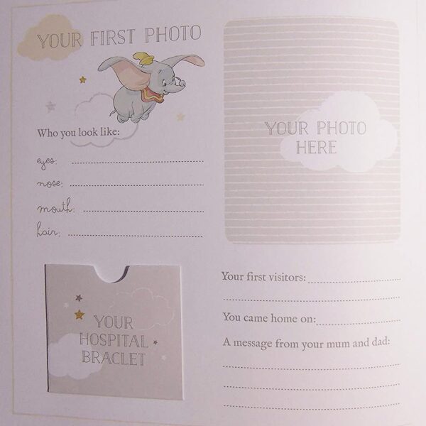 image489285621.jpg Disney Dumbo My 1st First Year New Baby Memory Record Book Gift