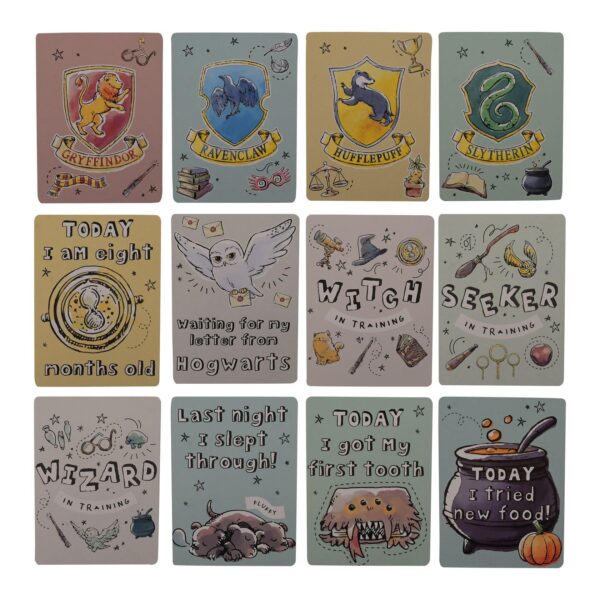 Harry Potter Baby Milestone Cards Memory Photo Cards Pack of 24