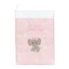 image489356898.jpg Baby's 1st Christmas Sack with Embroidered Snowflake and Elephant - Pink Sack
