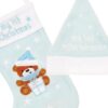 image489359512.jpg My First Christmas Stocking and Hat Set with Embroidered Bear and Stars - Blue