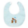 image489367736.jpg My 1st Christmas Baby Bib with Embroidered Bear and Stars - Blue
