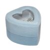 image489436363.jpg Christening Baptism Blue Rosary Beads With Heart Gift Box