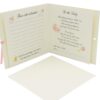 image489442740.jpg Baby Christening Record Card with Envelope Keepsake Gift 15cm x 15cm - Baby Girl