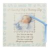 Baby Christening Record Card with Envelope Keepsake Gift 15cm x 15cm - Baby Boy