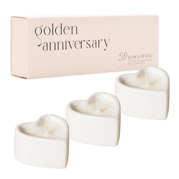 image490372359.jpg Golden Anniversary Scented Candles 3 Pack Heart Peony, Lychee and Rose Scent