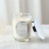 image490372655.jpg 50th Birthday Candle Sandalwood Scented in Glass Jar with Silver Detail 150g
