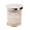 image490372657.jpg 50th Birthday Candle Sandalwood Scented in Glass Jar with Silver Detail 150g