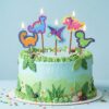 Cake Candle Set 'Dinosuar' Birthday 5 Pack Party Decoration