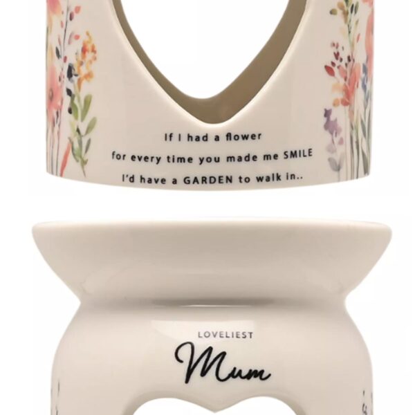 image490373759.jpg Ceramic Wax Melt / Oil Warmer Holder for Mum from Cottage Garden