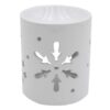 image490374157.jpg Ceramic Wax Melt / Oil Warmer with Candle Holder - Snowflake