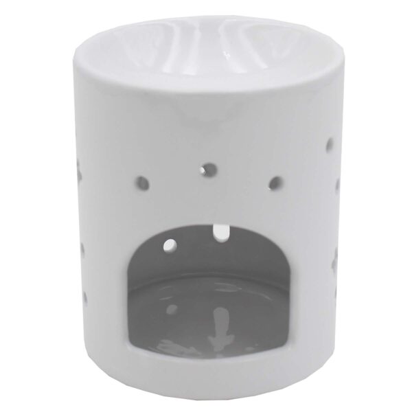 image490374159.jpg Ceramic Wax Melt / Oil Warmer with Candle Holder - Snowflake