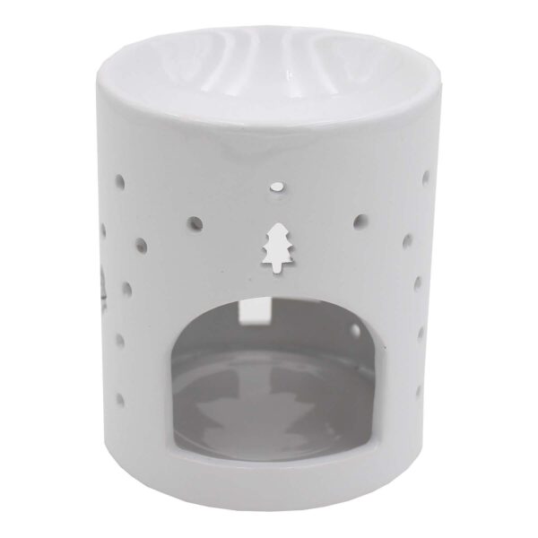 image490374191.jpg Ceramic Wax Melt / Oil Warmer with Candle Holder - Christmas Tree