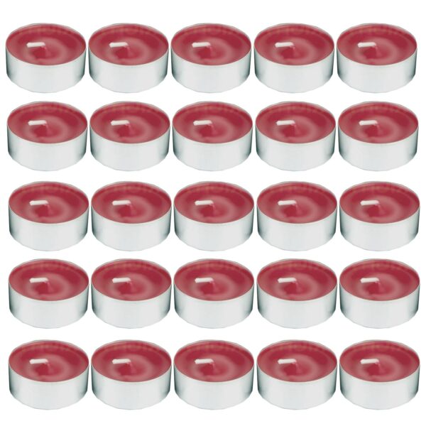Price's Scented Tealight Candles 25 Pack 4hr Burn Time - Frosted Cherry