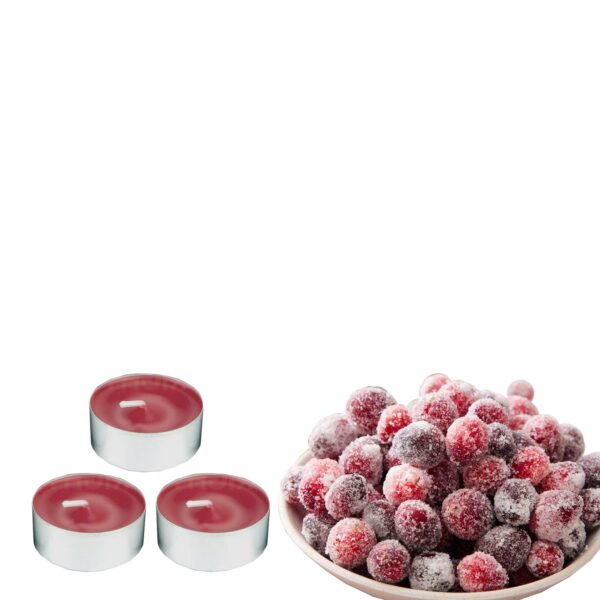 Price's Scented Tealight Candles 25 Pack 4hr Burn Time - Frosted Cherry
