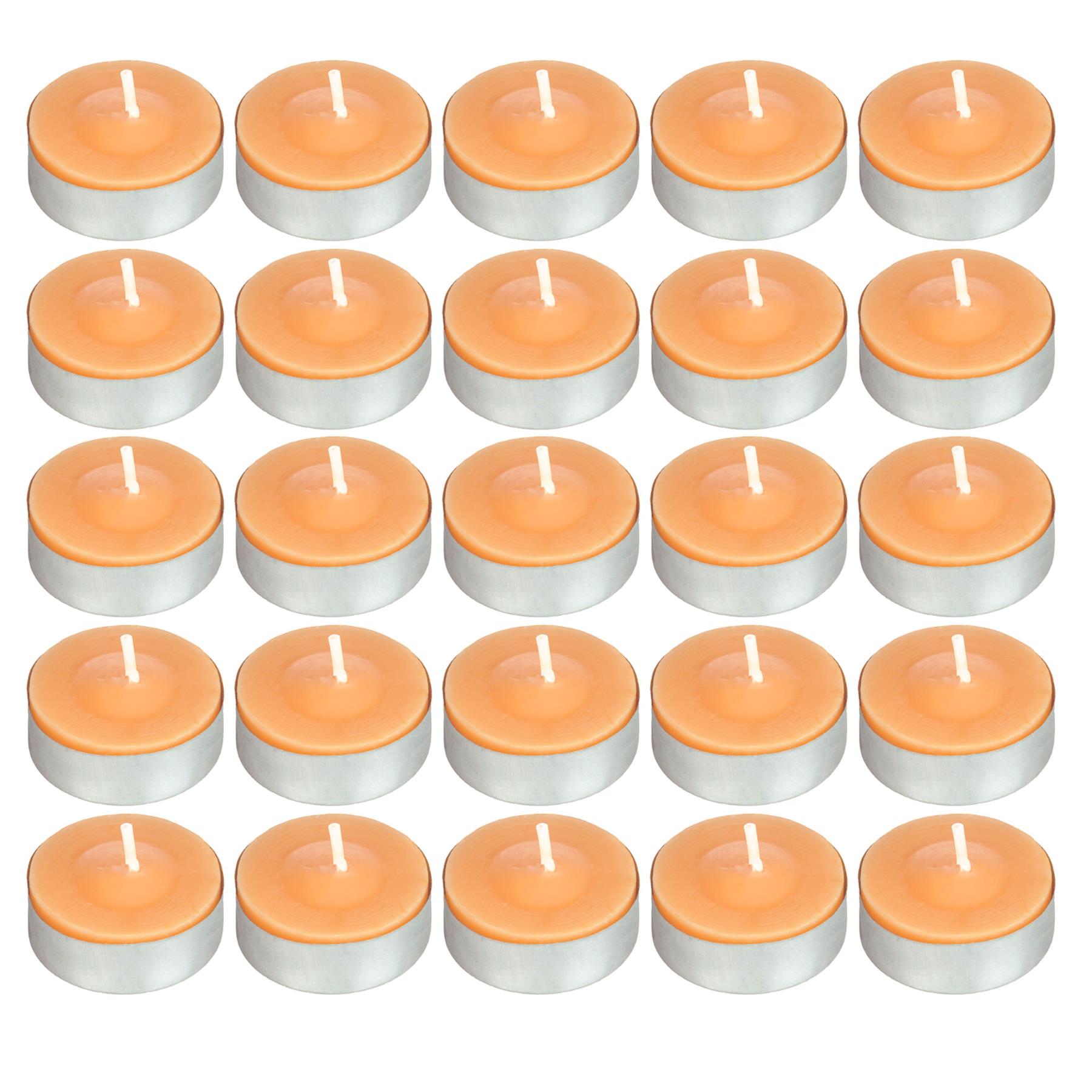 Price's Scented Tealight Candles 25 Pack 4hr Burn Time - Citrus