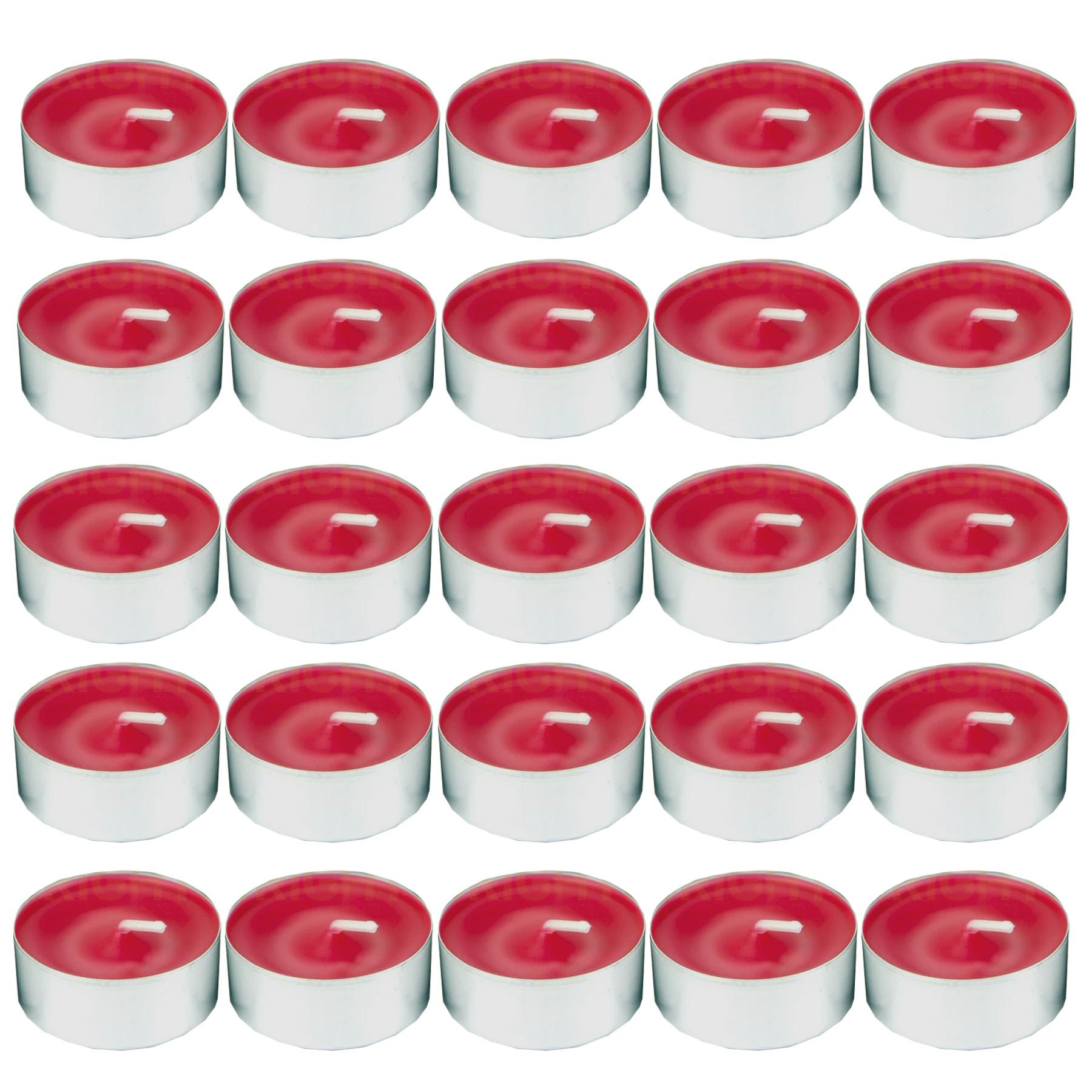 Price's Scented Tealight Candles 25 Pack 4hr Burn Time - Mixed Berries
