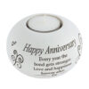 image490546503.jpg Round Tea Light Candle Holder with Sentiment - Happy Anniversary
