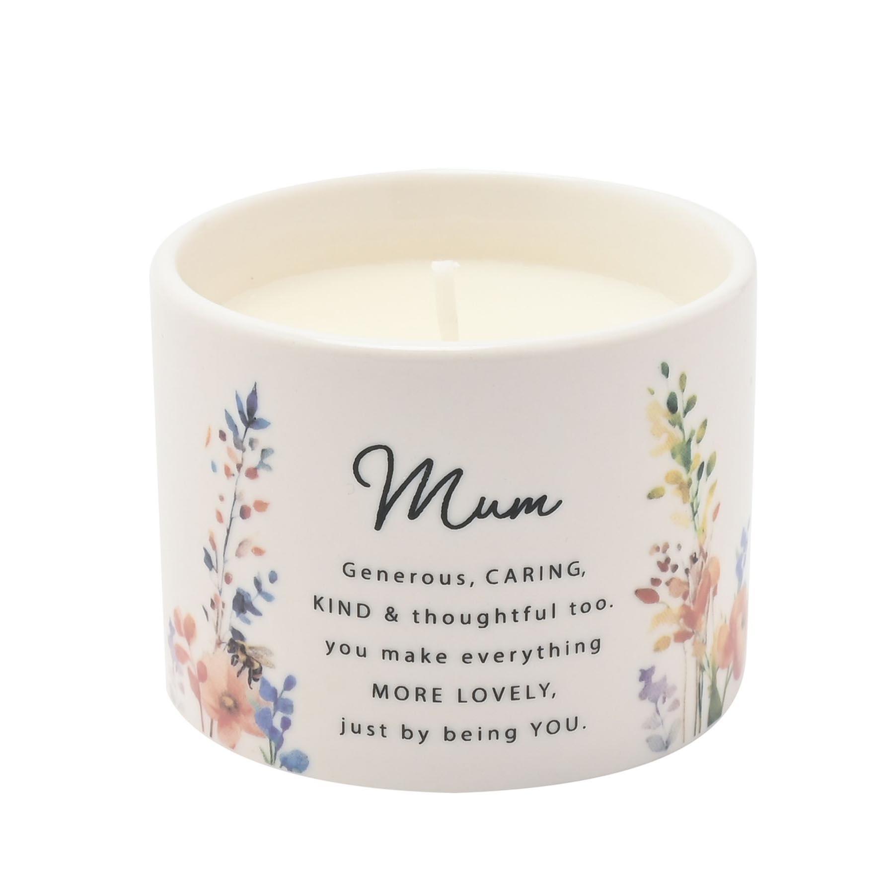 Scented Candle in Ceramic Holder for Mum from Cottage Garden