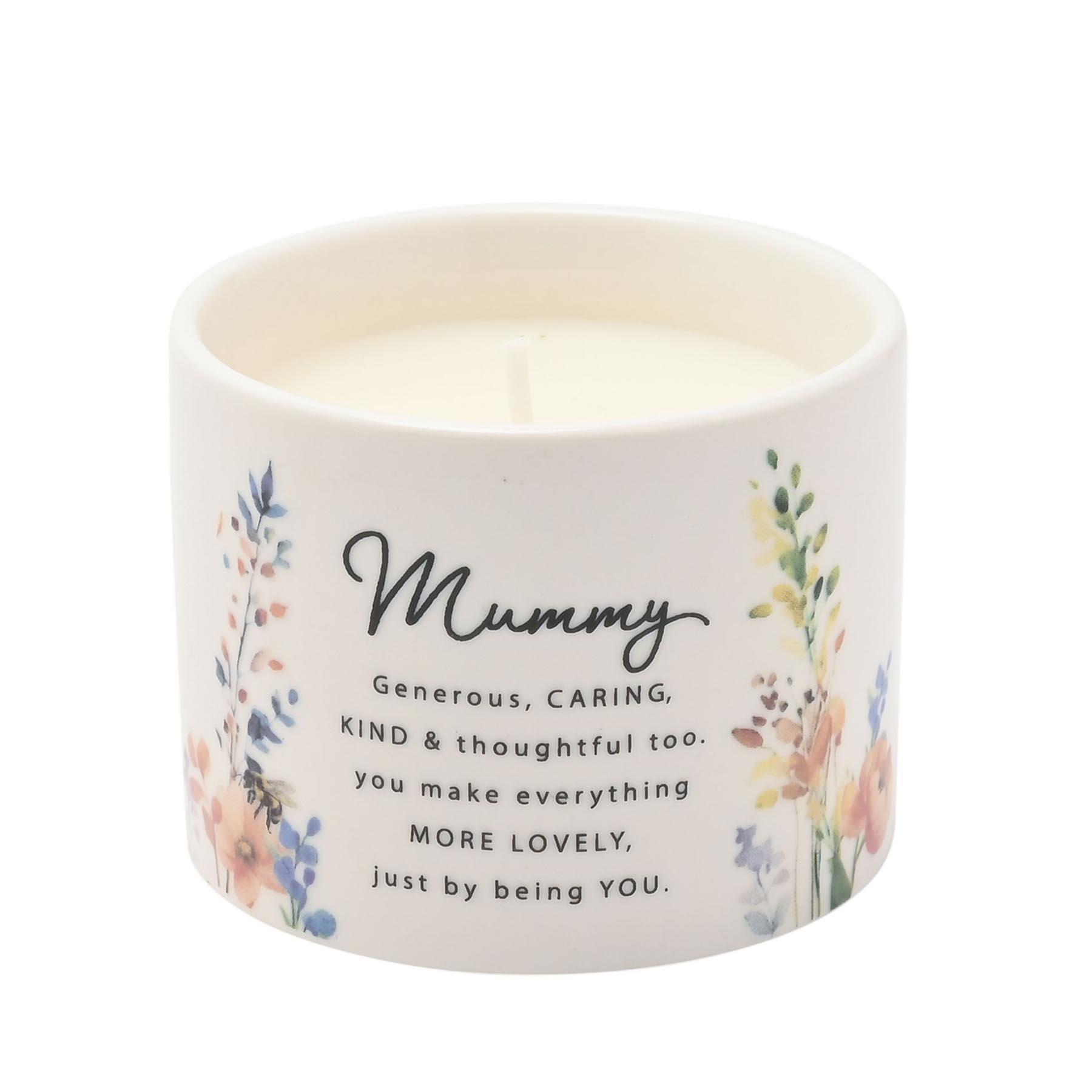 Scented Candle in Ceramic Holder for Mummy from Cottage Garden