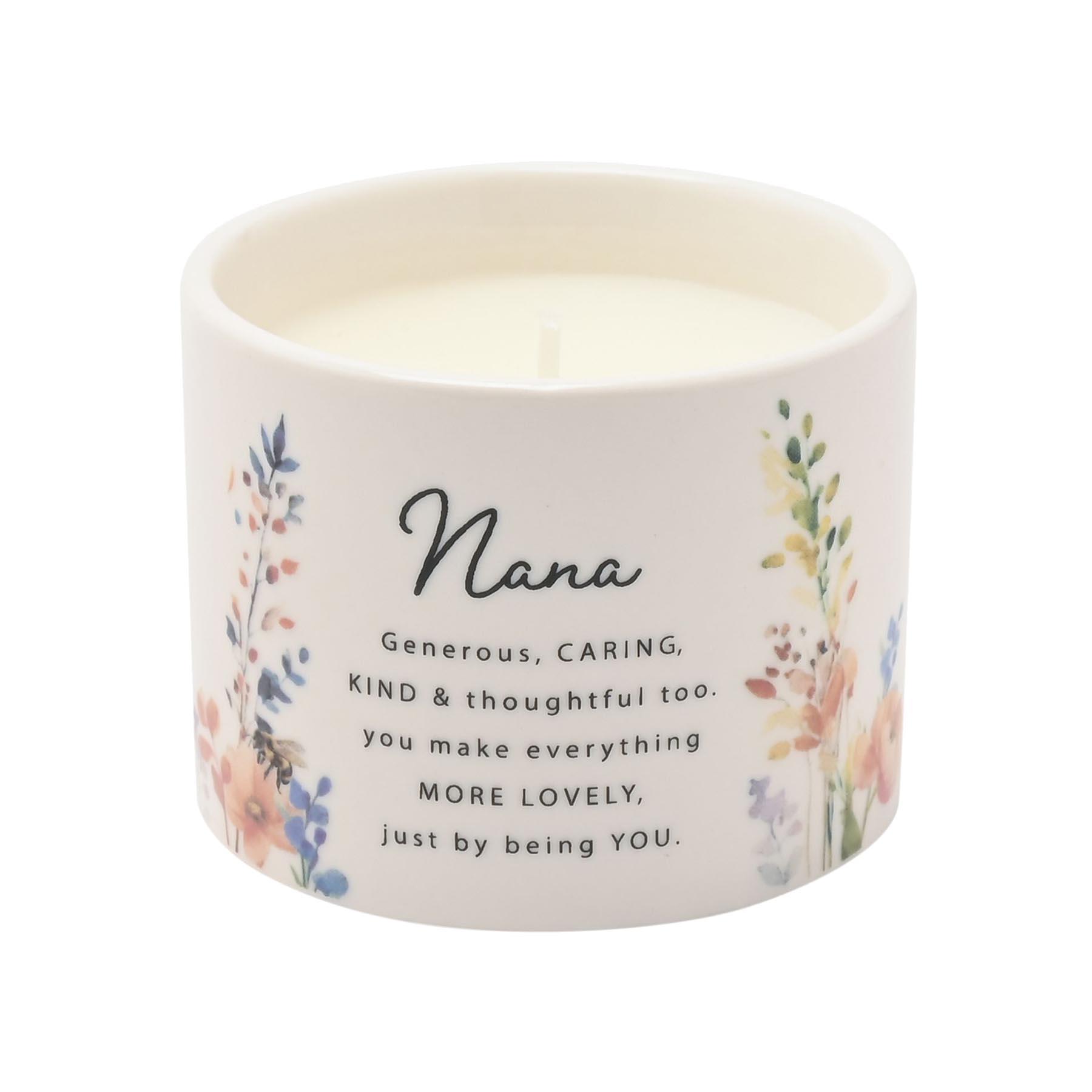 Scented Candle in Ceramic Holder for Nana from Cottage Garden