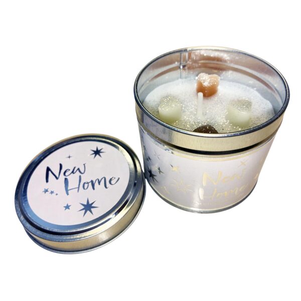 image490594521.jpg New Home Scented Candle in Tin with Silver Detail Vanilla and Jasmine