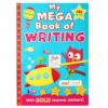 Mega Learning Book with Gold Reward Stickers Age 4-6 Years - Writing Book 1