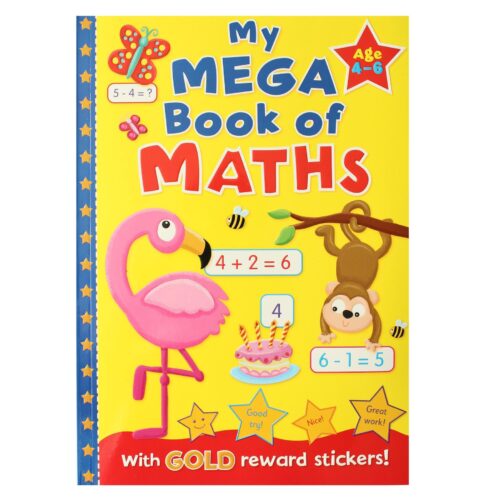 image490598569.jpg Mega Learning Book with Gold Reward Stickers Age 4-6 Years - Maths Book 4