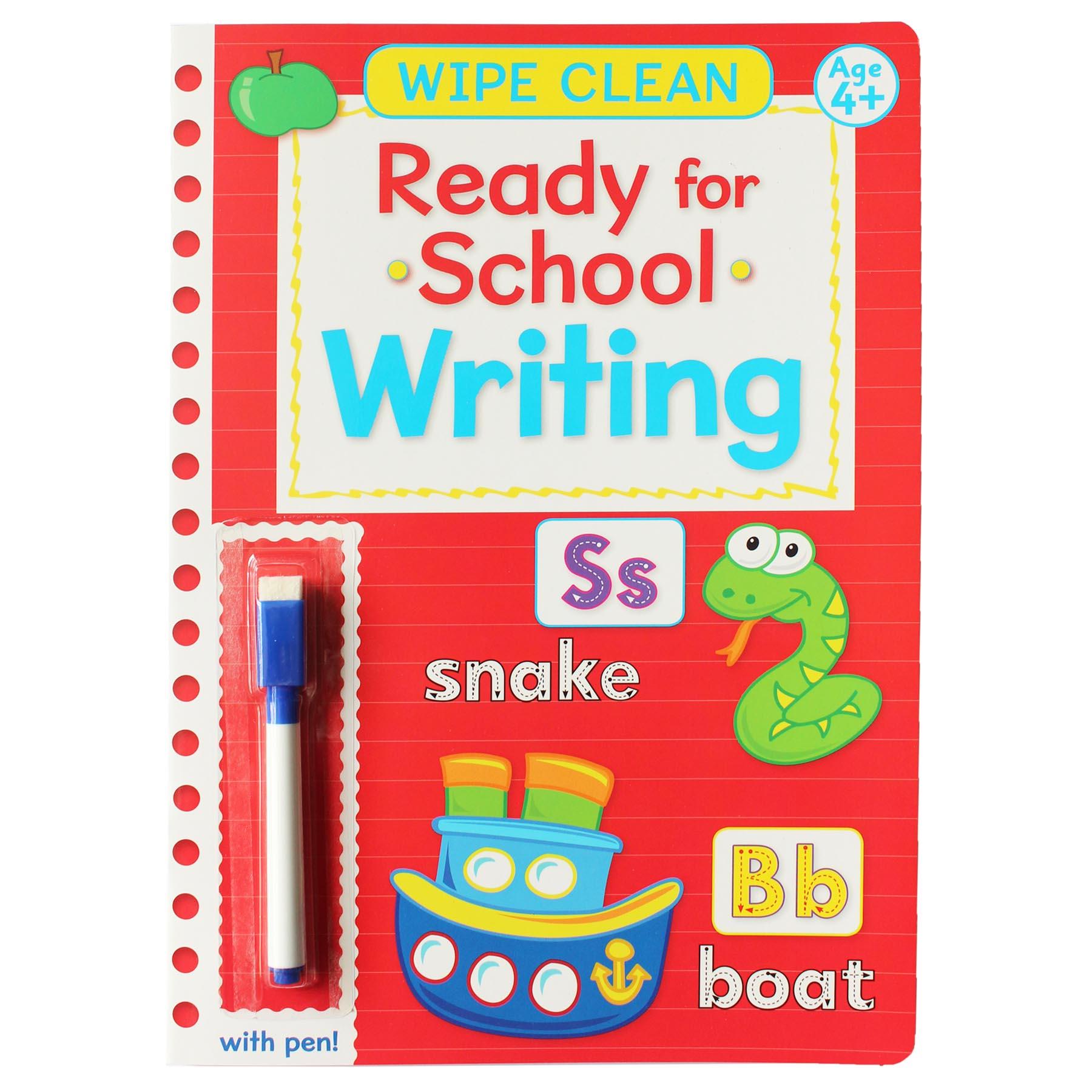 Ready for School Wipe Clean Learning Book with Pen 4 Years + Writing Book 1
