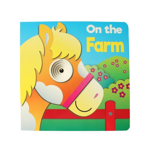 image490598969.jpg Hardback Board Book with See Through Spiral Early Reading - Farm