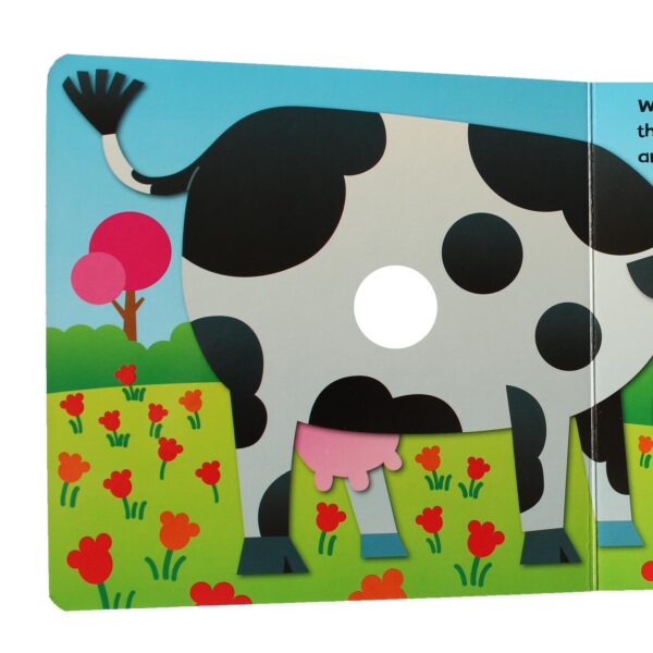 image490598971.jpg Hardback Board Book with See Through Spiral Early Reading - Farm