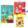 Early Learning Books Activity Bag Colouring Spelling First Words