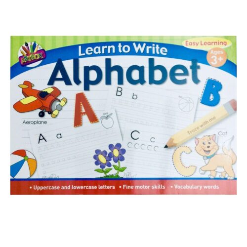 image490726466.jpg Learn To Write Kids Alphabet Handwriting Letters Practice A4 Pad Age 3+