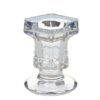 image277477466.jpg Christmas Clear Glass Hexagonal Candle Holder - For Taper Candle