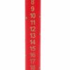 image396379244.jpg 25cm Wax Advent Candle Christmas Countdown with Star Images - Red