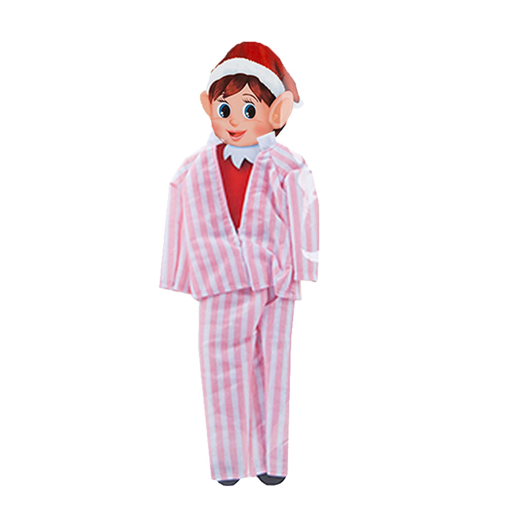 Christmas Elf Dressing up Outfit Elf Accessories - Elf Pyjamas - Pink
