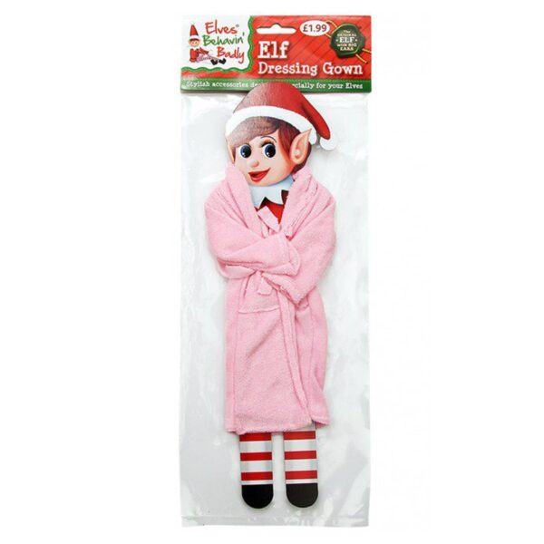 image429883129.jpg Christmas Elf Dressing up Outfit Elf Accessories - Elf Dressing Gown - Pink