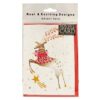 Christmas Card Advent Calendar with Red Envelope - Prancer