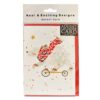 Christmas Card Advent Calendar with Red Envelope - Roller Bear