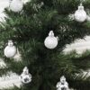image436589155.jpg Christmas Shatterproof Baubles 24 Pack 30mm Tree Decoration Silver