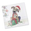 Christmas Coaster Bug Art Tableware Ceramic Cork Back - Dog