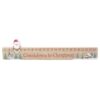Christmas Advent Calendar Wooden Countdown Plaque with Santa Marker