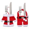 image479124844.jpg Christmas Cutlery Holders 2 Piece Red Felt Santa Suit Design