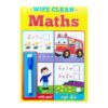 Wipe Clean Learning Book with Pen - Age 4+ Maths Book 1